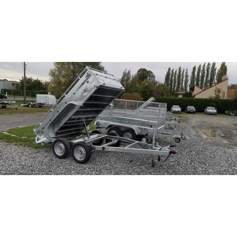 BENNE  1500 KG de PTAC - POMPE MANUELLE ROUES EXTERIEURES