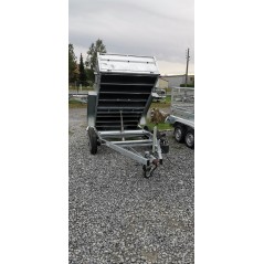 BENNE  1500 KG de PTAC - POMPE MANUELLE ROUES EXTERIEURES