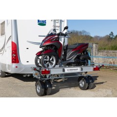 REMORQUE PORTE MOTO TRANSVERSALE