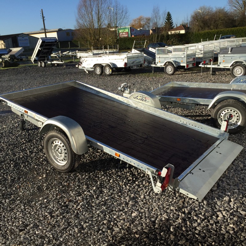 PLATEAU - 1000 Kg    -  304 x 171 freiné