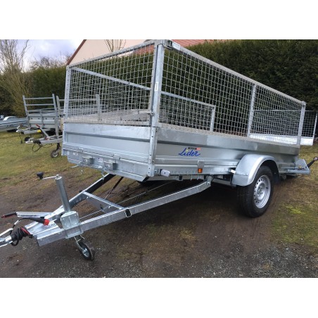 PLATEAU - 1000 Kg    -  304 x 171 freiné