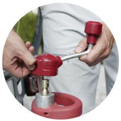 ROUE JOCKEY PRENIUM AVEC INDICATEUR DE CHARGE