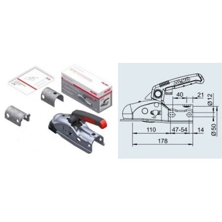AK 161 AVEC SOFT DOCK ENTRETOISES 35/40/45 mm