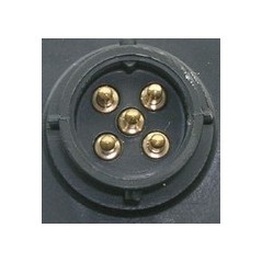 Connection ronde jaune