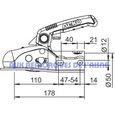 AK 161 AVEC SOFT DOCK ENTRETOISES ET ANTIVOL