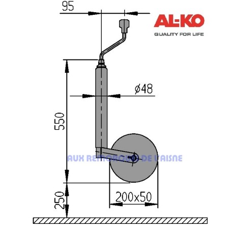 ROUE JOCKEY PLUS RENFORCÉE